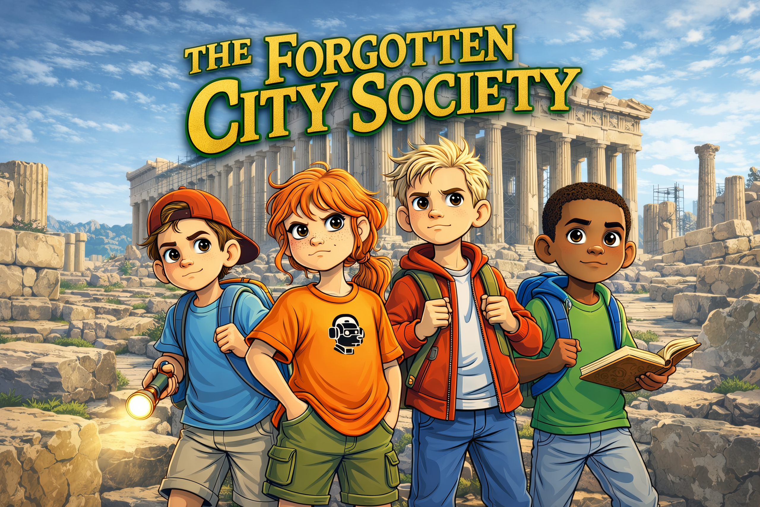 The Forgotten City Society Coloring Book Cover